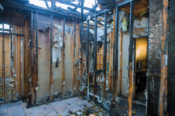 Professional Fire Damage Assessment technician working in Mercer, PA